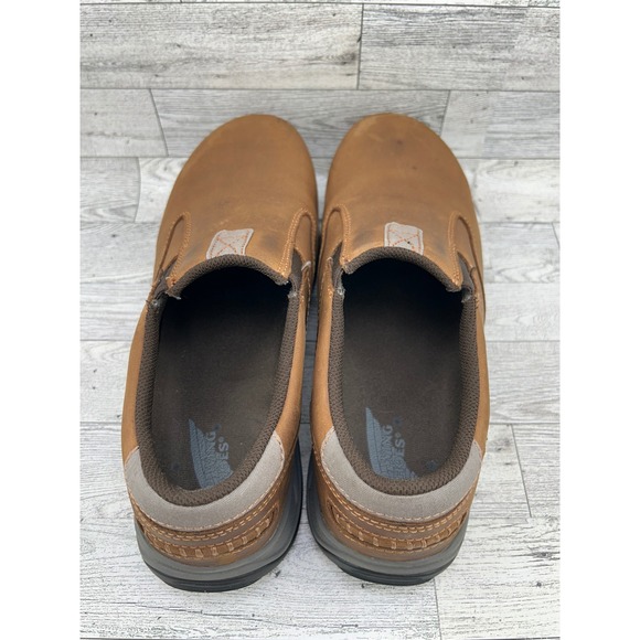 Red Wing Shoes 6705 Mens 8.5 D Brown Leather Safety Toe Slip On Work Shoes SD SR main image 8